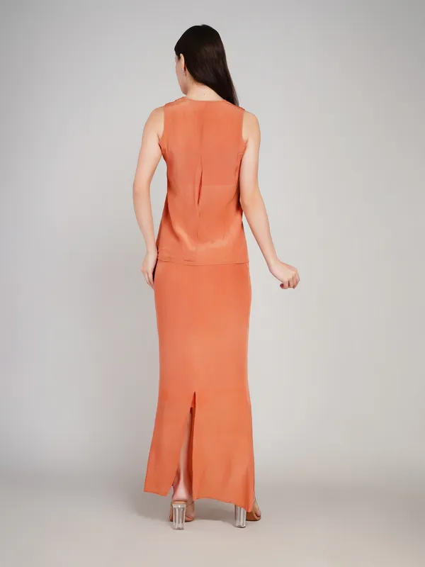Orange_Banana_Crape_Designer_Co_Ord_Set_For_Women