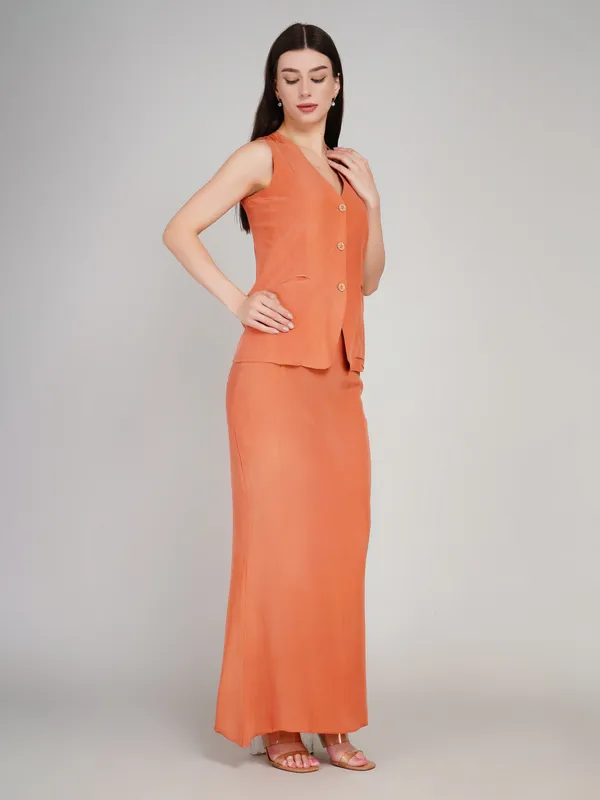 Orange_Banana_Crape_Designer_Co_Ord_Set_For_Women