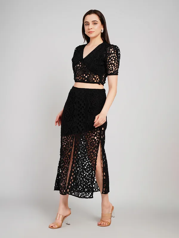 Black_Cotton_Embroidery_Crochet_Lace_Midi_Dress_For_Women