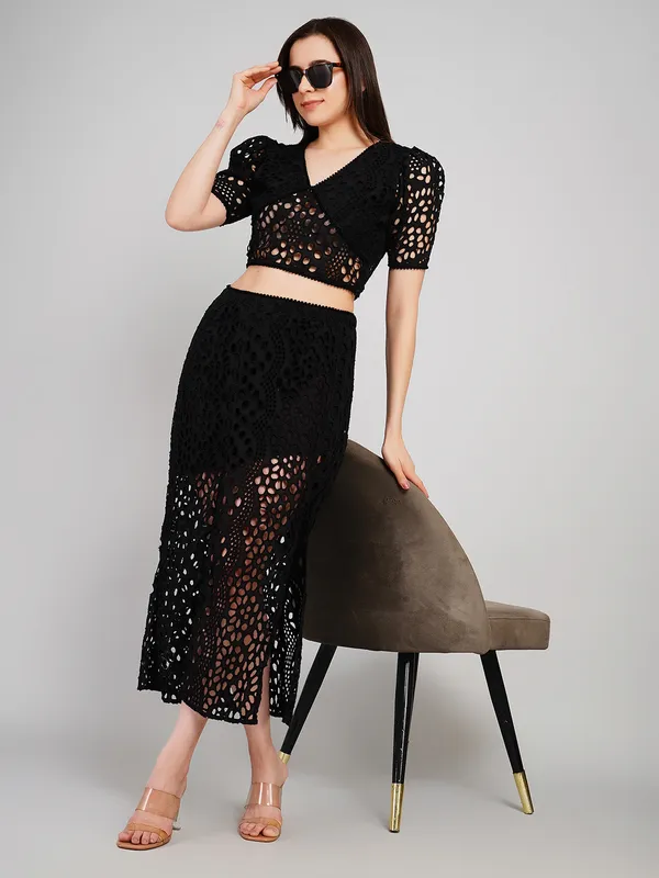 Black_Cotton_Embroidery_Crochet_Lace_Midi_Dress_For_Women