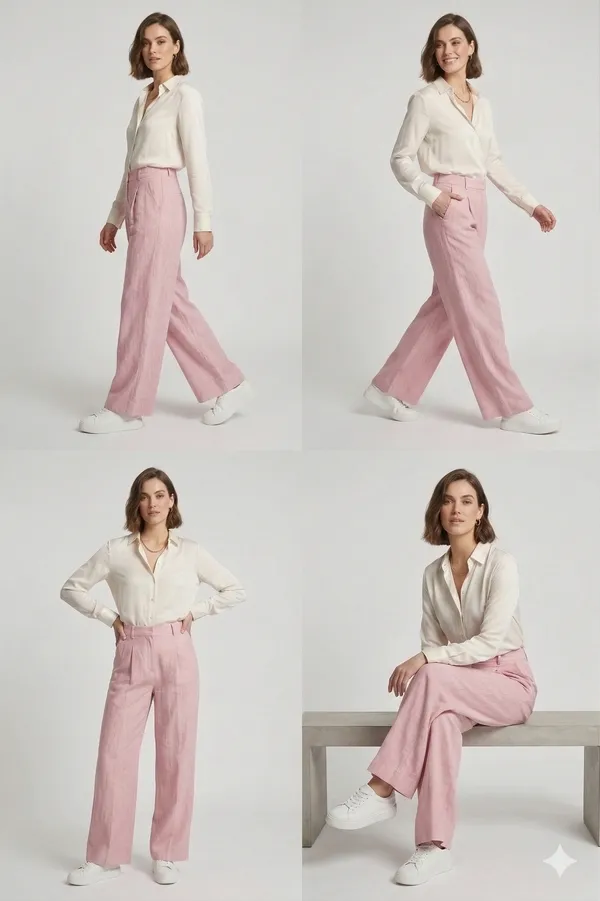 Pink_Pure_Linen_Pant_For_Women