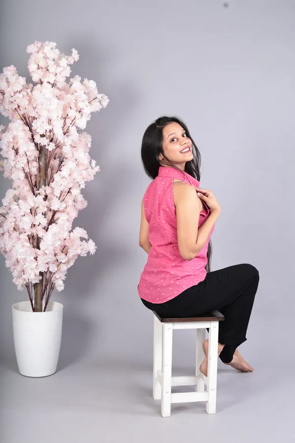 Pink_Pure_Cotton_Buta_Quilted__Stylish_Shirt_Set_For_Women