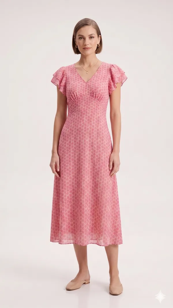Pink_Floral_one_piece_dress