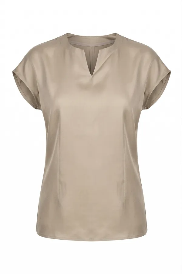 Grey_Cotton_Semi_Formal_Top_For_Women