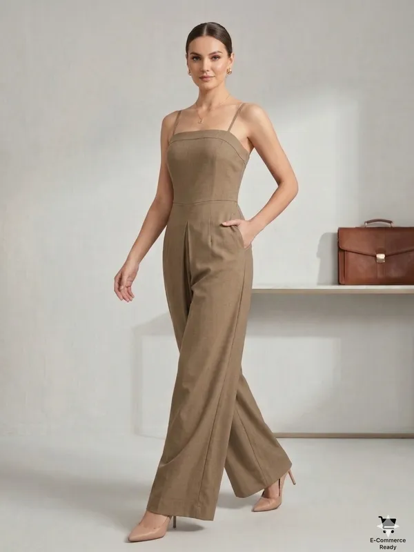 Brown_Premium_Formal_Jumpsuit