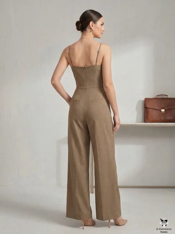 Brown_Premium_Formal_Jumpsuit