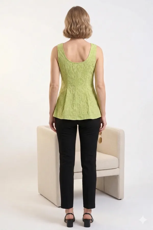 Green_Cotton_Top_For_Women
