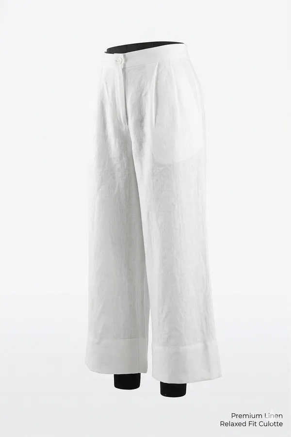 White_Pure_Linen_Pant_For_Women