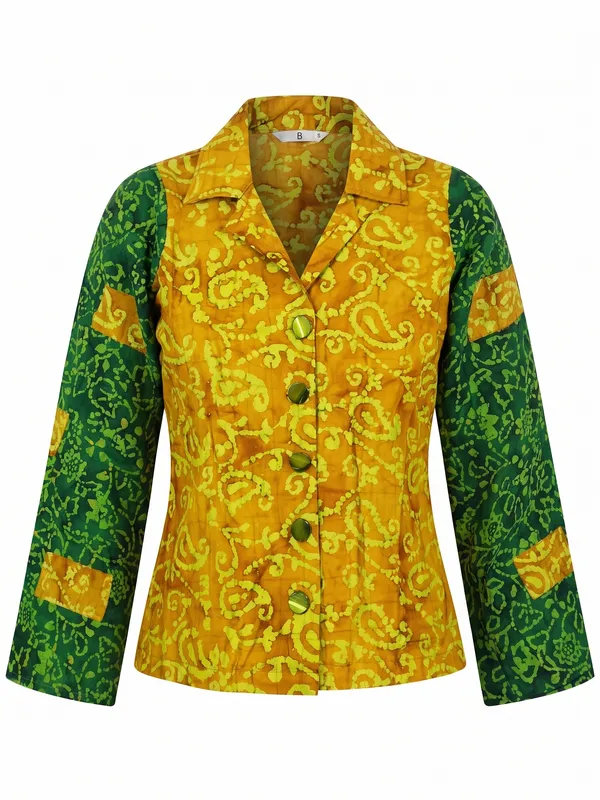 Two_shade_printed_camric_cotton_Top