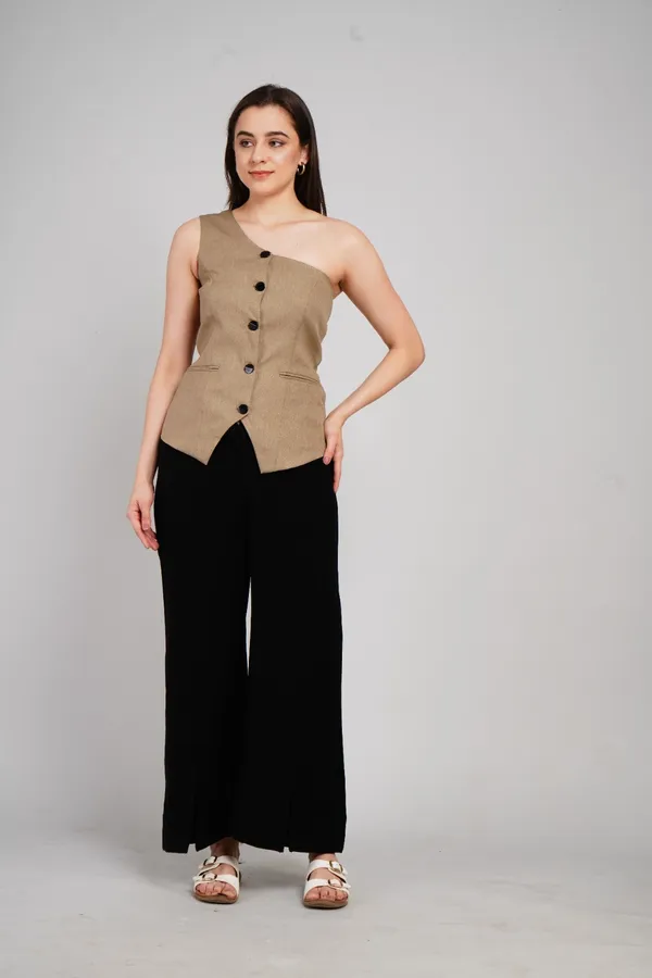 Dark_Beige_One_Shoulder_Top_For_Women