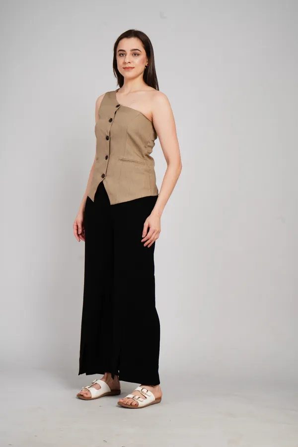 Dark_Beige_One_Shoulder_Top_For_Women