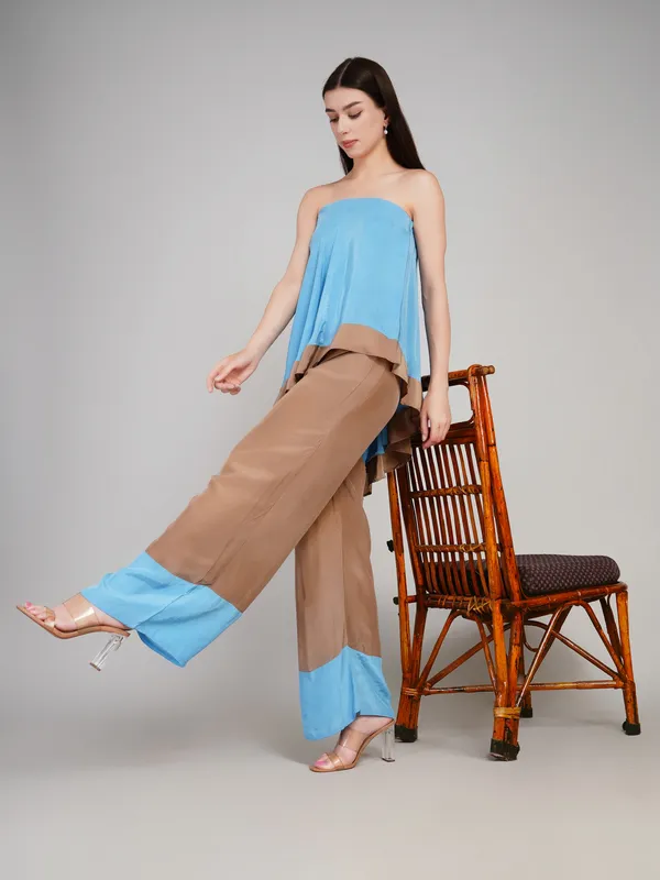 Sky_Blue_And_Grey_Viscose_Crape_Designer_Co_Ord_Set_For_Women