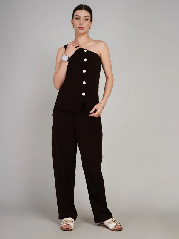 Dark_Chocolate_Imported_Polyster_Designer_Co_Ord_Set_For_Women