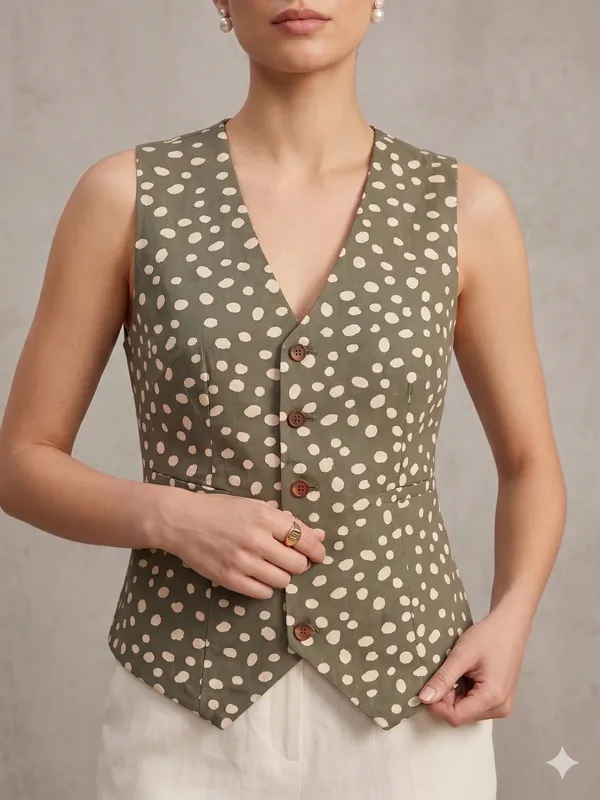 Grey_Cameric_Cotton_Top_For_Women
