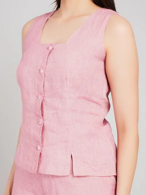 Dusty_Pink_Linen_Co_Ord_Set_For_Women