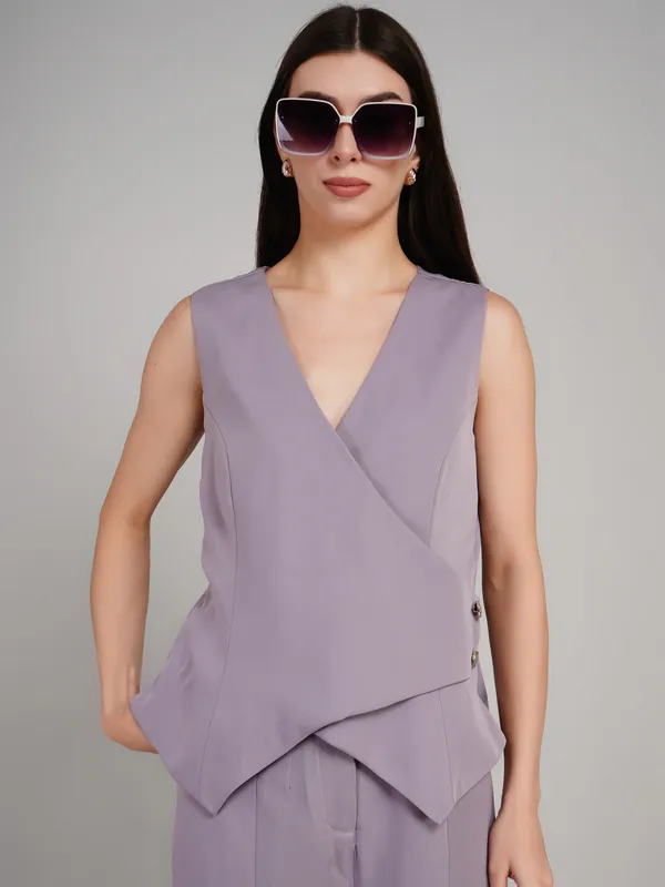 LAVENDER_Premium_Imported_Fabric_Formal_Cord_Set_For_Women