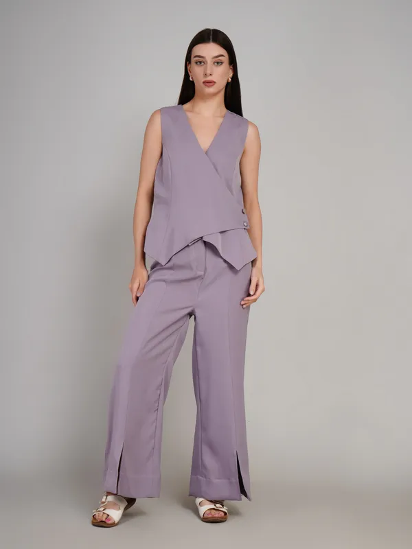 LAVENDER_Premium_Imported_Fabric_Formal_Cord_Set_For_Women