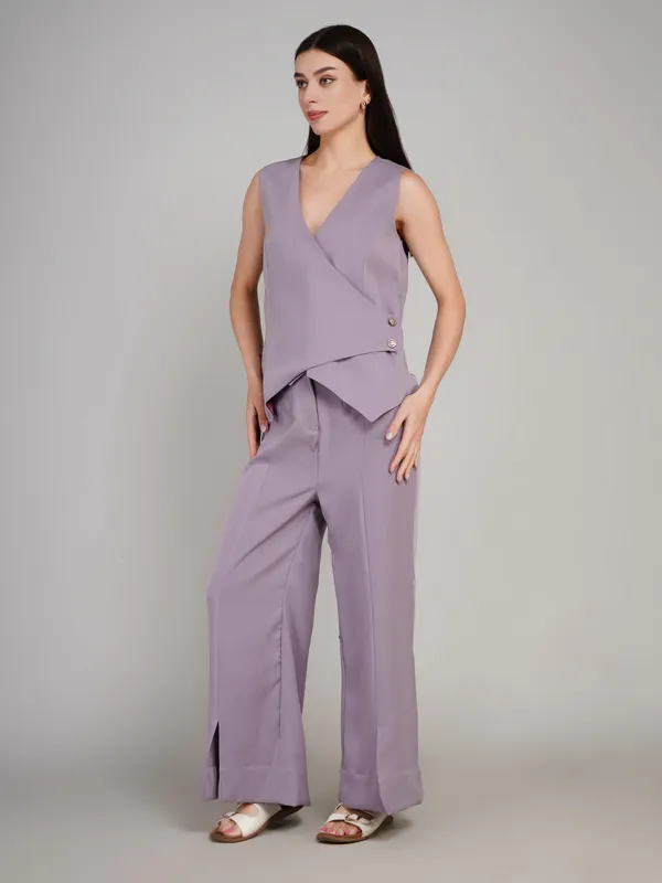 LAVENDER_Premium_Imported_Fabric_Formal_Cord_Set_For_Women