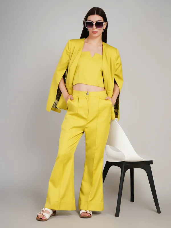 Lime_Green_Banana_Crape_Designer_Co_Ord_Set_For_Women