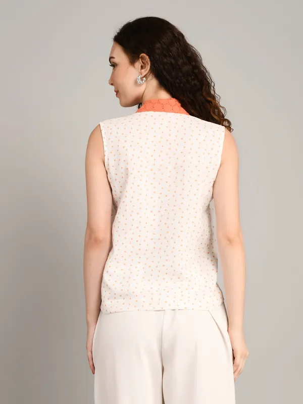 white_and_orange_cotton_shirt