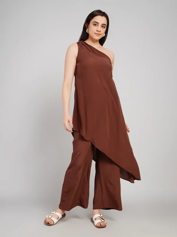 Brown_Crape_Co_Ord_Set_For_Women