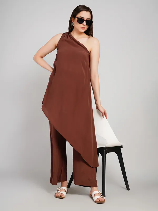 Brown_Crape_Co_Ord_Set_For_Women