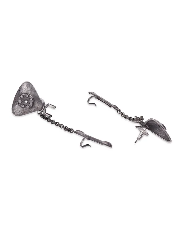 Contemporary_Silver-Plated_Ear_Cuff_Earrings