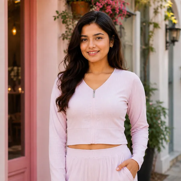Women_Blush_Muse_Pink_Ribbed_Fabric_(100%Viscose)Co-Ord_-Set.