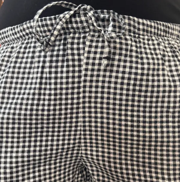 Women_Trendy_Black_And__White_Gingham_Check_Shorts.