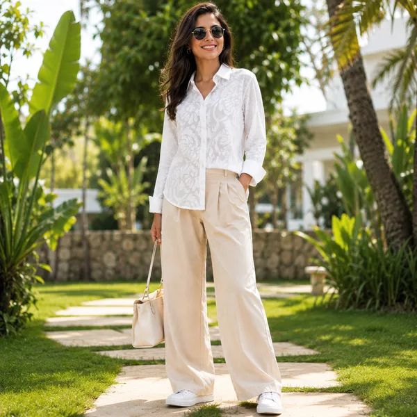 Women__White_Color_Cotton__Linen_Fabric_Shirt.