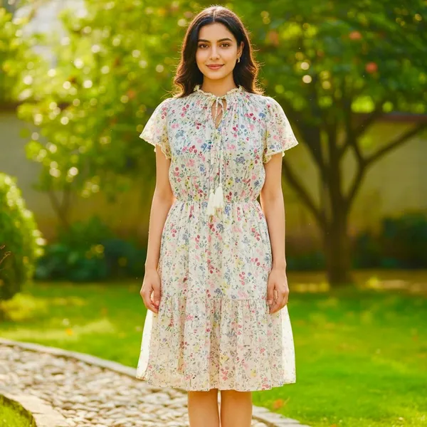 Floral_Printed_Ruffle_Yoke_Top_For_Women