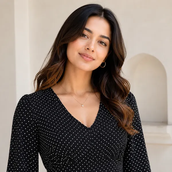 Women_Black_Color_Mini_Polka_Dot_dress_(Mini_Polka_Dress).