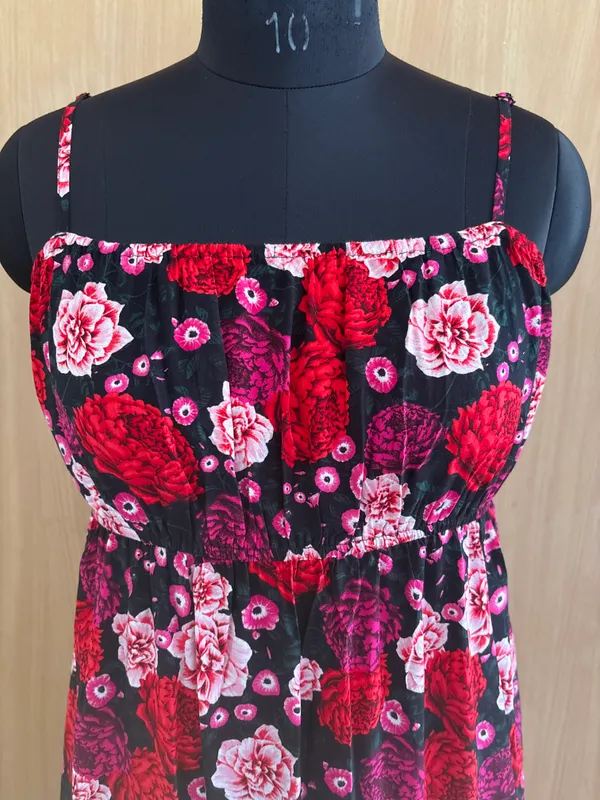 Women_Black_With_Red_And_Pink_Floral_Printed__Midi__Rose_Dress_.