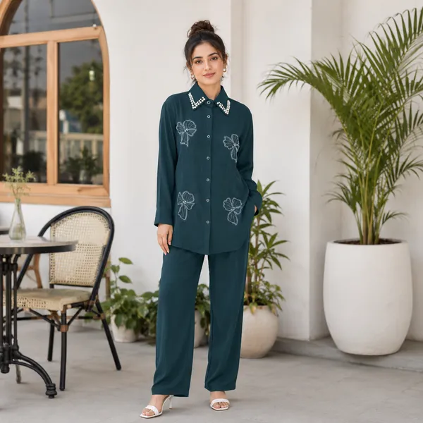 Women_Premium_Two-Piece_Deep_Teal_Color_Embellished_Co-Ord_-Set(_Tina_Co-Ord-Set)