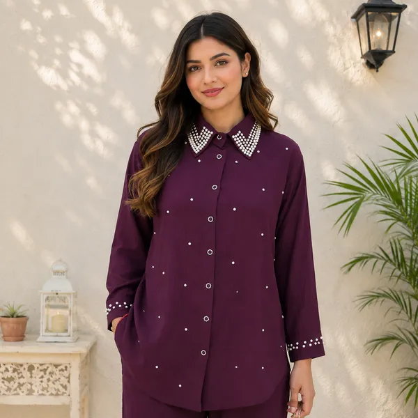 Women_Premium_Two-Piece_Deep_Wine_Color_Crystal_And_Pearl_Embellished__Co-Ord_-Set(_Alina_Co-Ord-Set)
