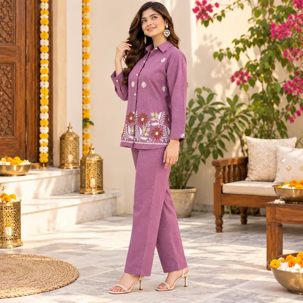 Women_Premium_Two-Piece_Mauve_Color_Embellished_Co-Ord_-Set(_Myra_Co-Ord-Set).