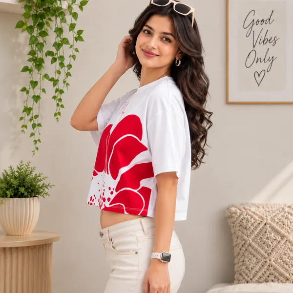 Women_White_Color_Cotton_Fabric_Crop_T-Shirt_(Aira_T-Shirt)