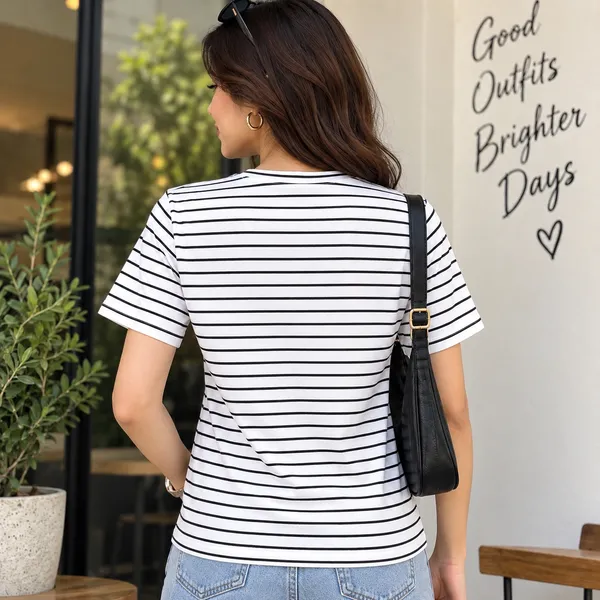 Women__Cotton_Fabric_Striped_Embellished_T-Shirt_(Jewel_T-Shirt)