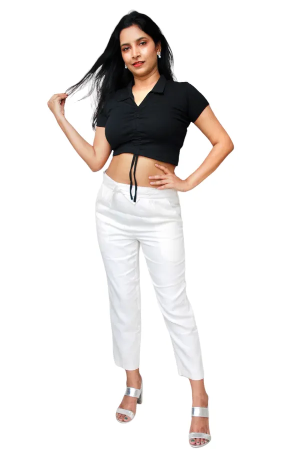 Black_Front_Ruched_Ribbed_Fabric_Crop_Top_For_Women