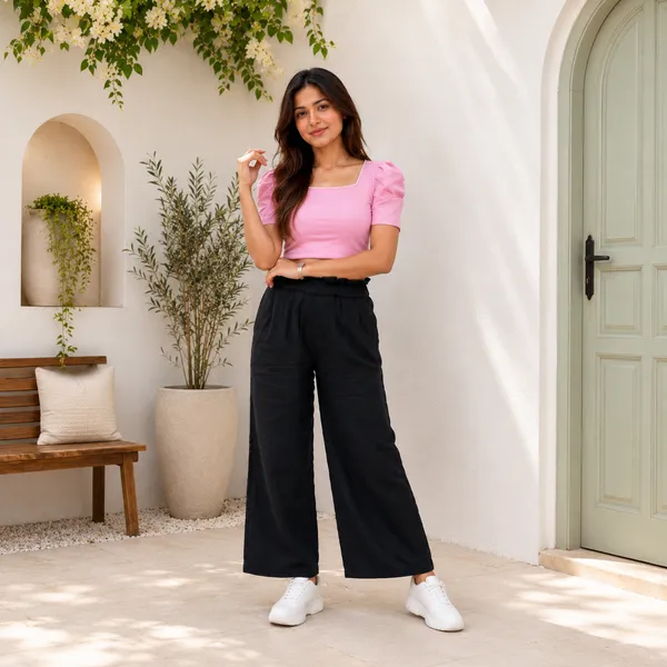 Women_Black_Color_Ankle_Length_Pant_(Misha_Pant).