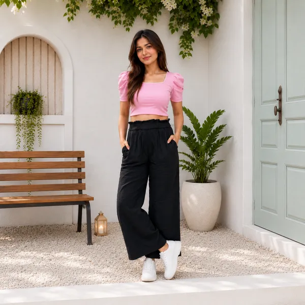 Women_Black_Color_Ankle_Length_Pant_(Misha_Pant).