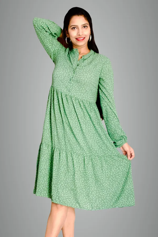 Tiered_Style_Printed_Midi_Dress_For_Women
