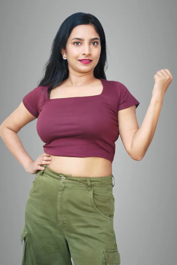 Maroon_Square_Neck_Crop_Top_For_Women