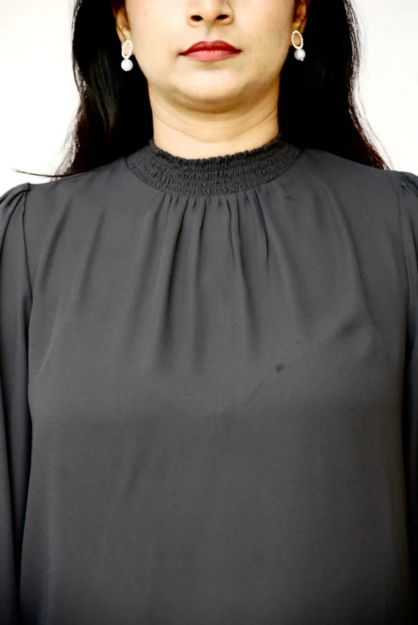 Charcoal_Grey_Solid_High_Neck_Top_For_Women