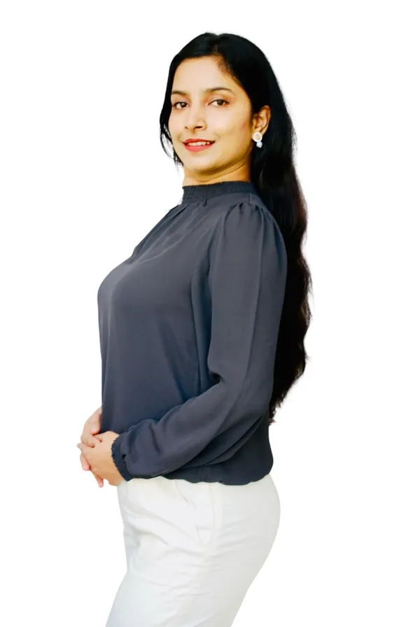 Charcoal_Grey_Solid_High_Neck_Top_For_Women