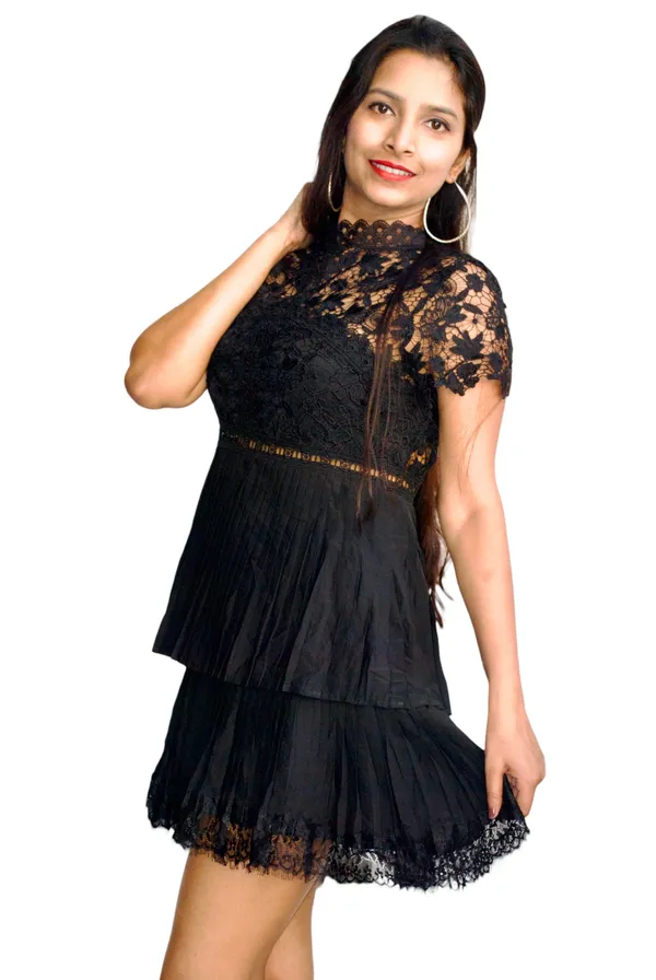 Lace_Bodice_With_Pleated_Hem_Designer_Dress_For_Women