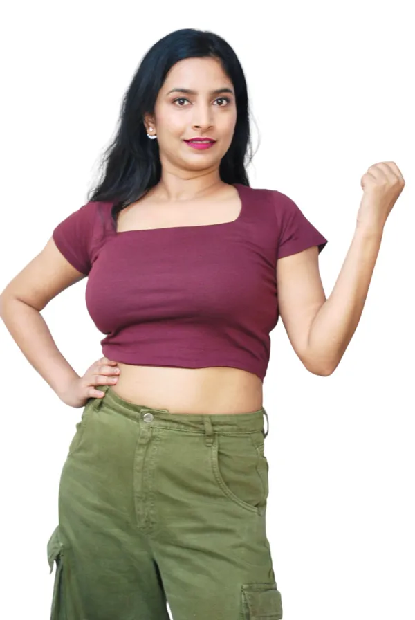 Maroon_Square_Neck_Crop_Top_For_Women