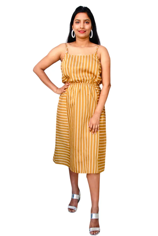 Mustard_Yellow_Back_Tie_Up_Striped_Dress_For_Women
