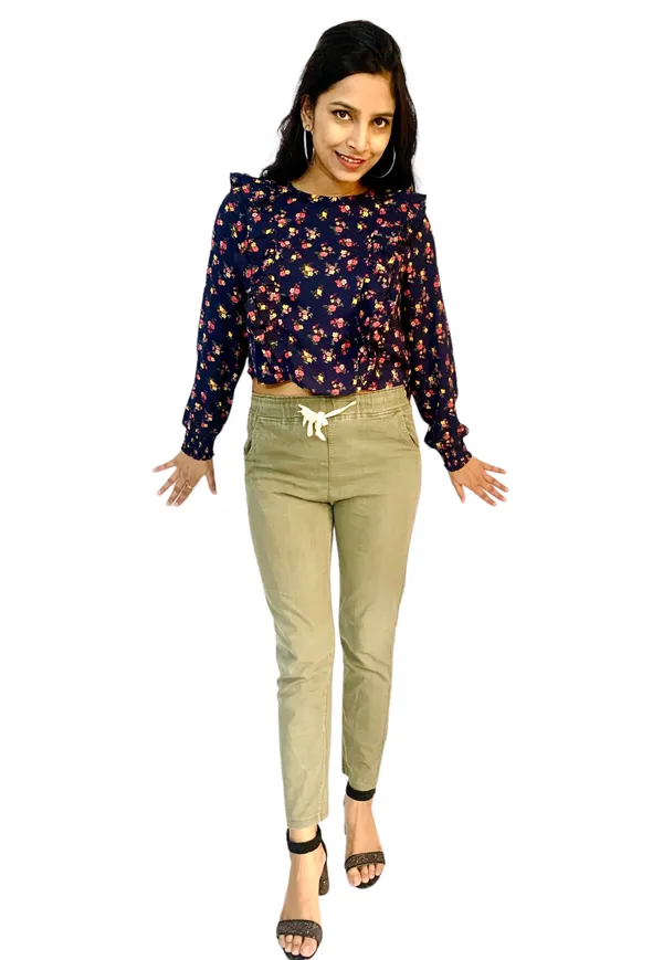 Navy_Blue_Printed_Ruffle_Style_Crop_Top_For_Women