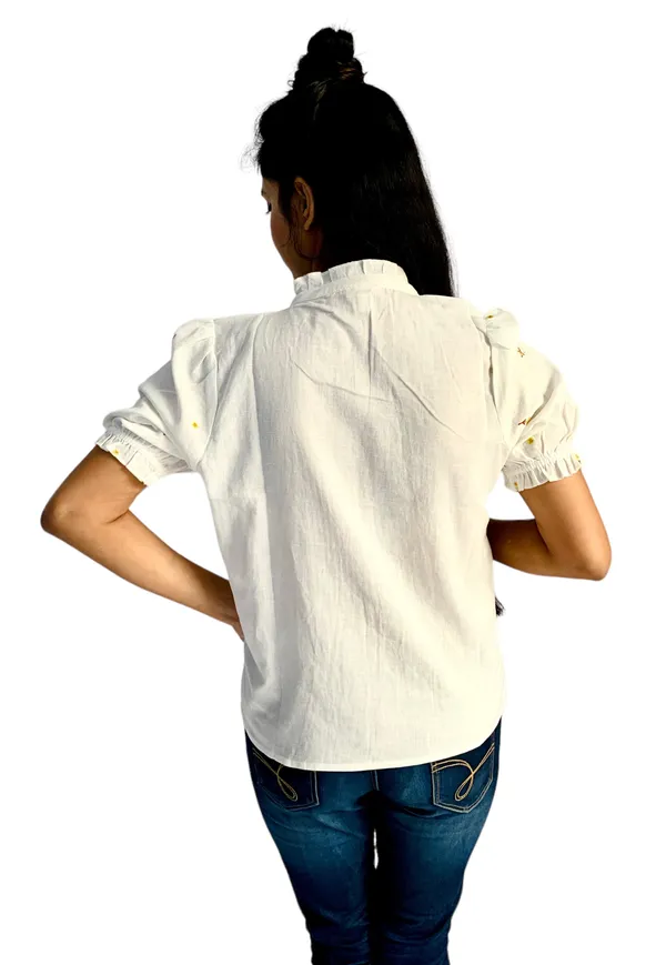 Puff_Sleeves_White_Embroidered_Top_For_Women